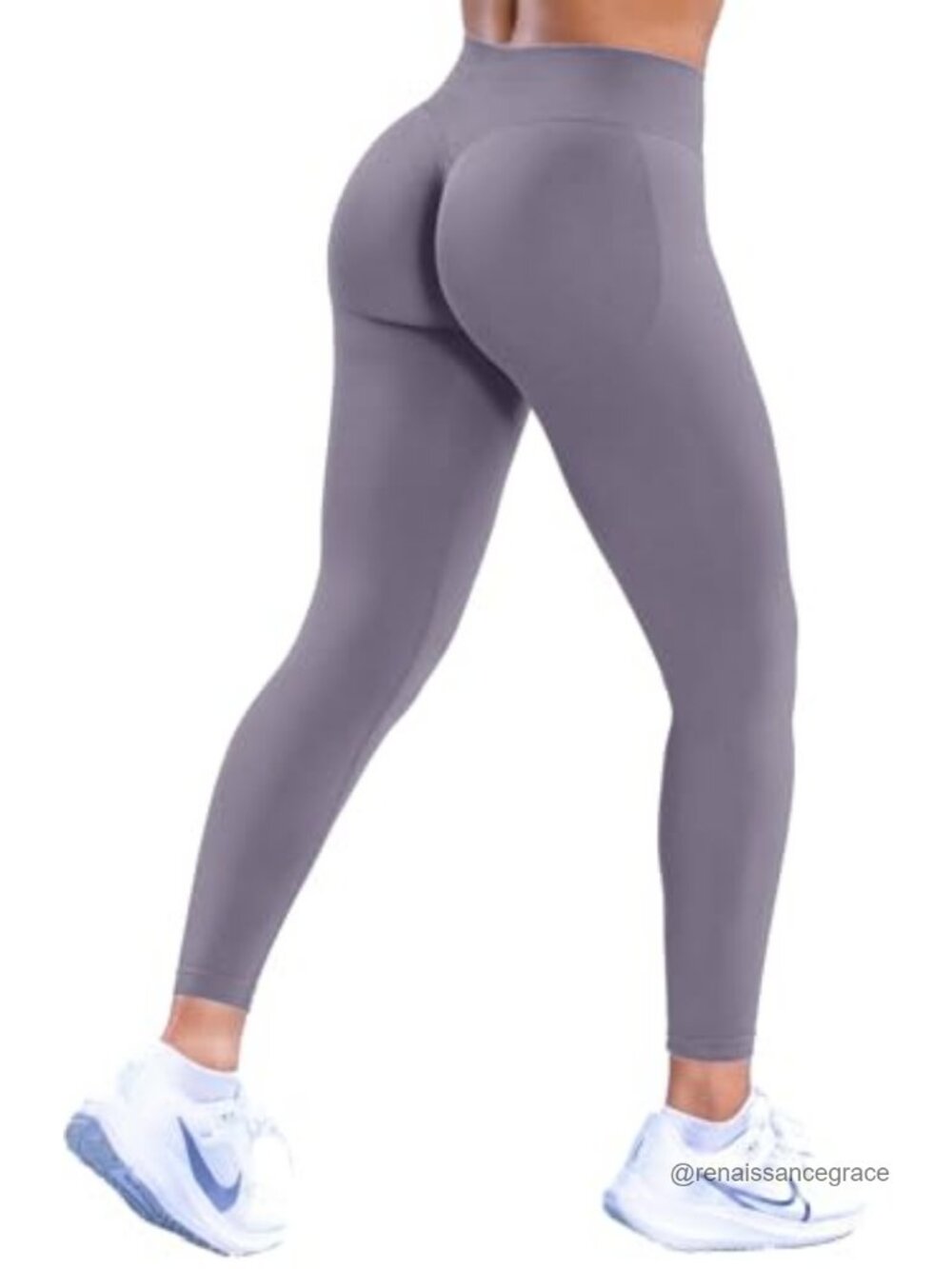 Seamless Impact Leggings Low Rise Scrunch Yoga Gym Workout Fitness